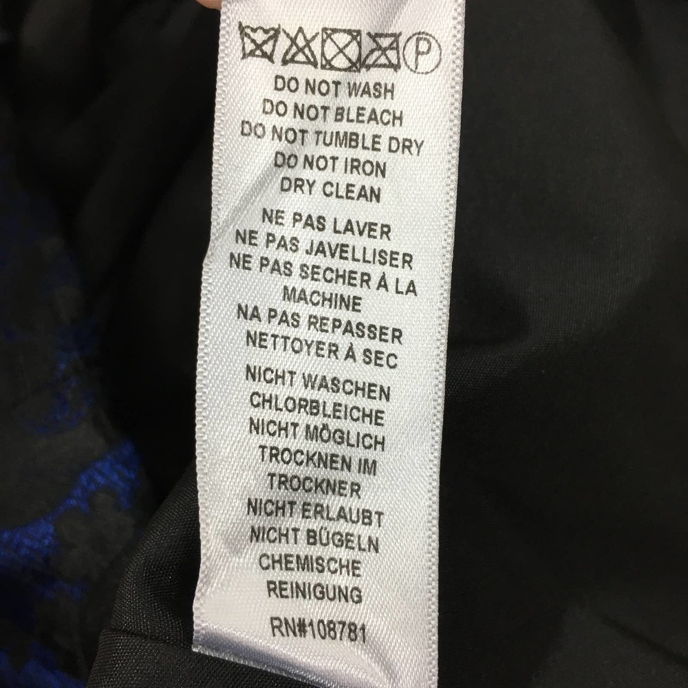 NWT Aidan by Aidan Mattox Lace Blue and Black Dress size 0 - Picture 8 of 10